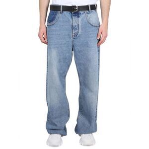 BALMAIN Men's Relaxed Fit Denim Jeans Men BLUE Pants